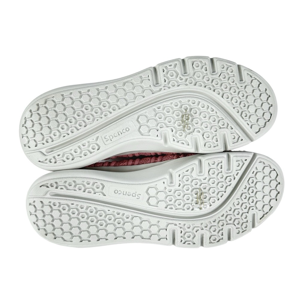 Spenco Women's Size 7 B Loafers Comfort Stretch Crochet Pink Knit‎ Shoes Slip-on - Picture 3 of 6